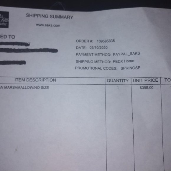 SAKS FIFTH AVE. DANSE LENTLE SHOULDER PURSE - Picture 6 of 6